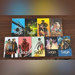 Saga Comic Book Collection, Vol. 1-9